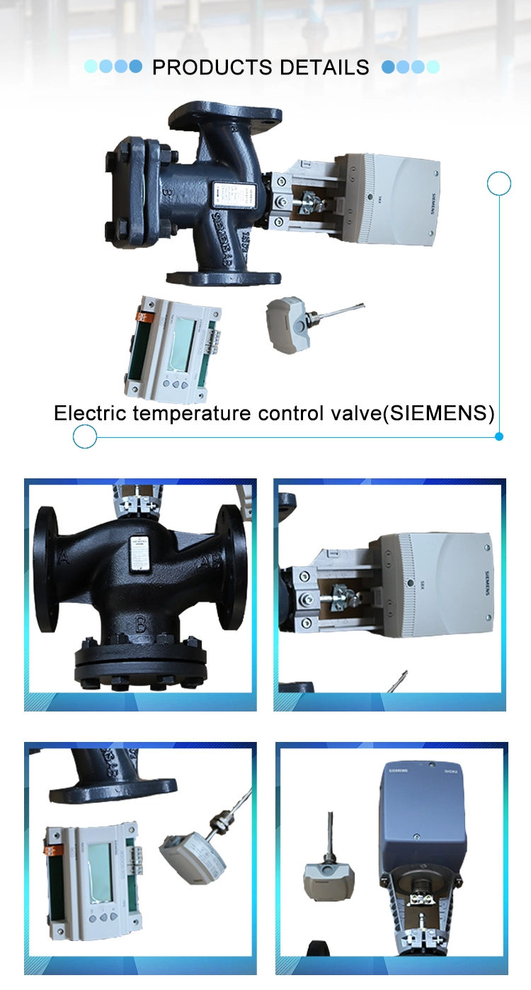Vvf53.65-63K Siemens Solenoid Valve, Proportional Steam Valve, Electric Control Valve
