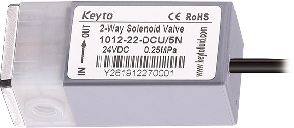 Withstand High Temperature&Pressure Solenoid Threaded Valve, 1012series 2-Way valve(1012-22-TFU/5N), medical valve, environmental protection valve, liquid valve