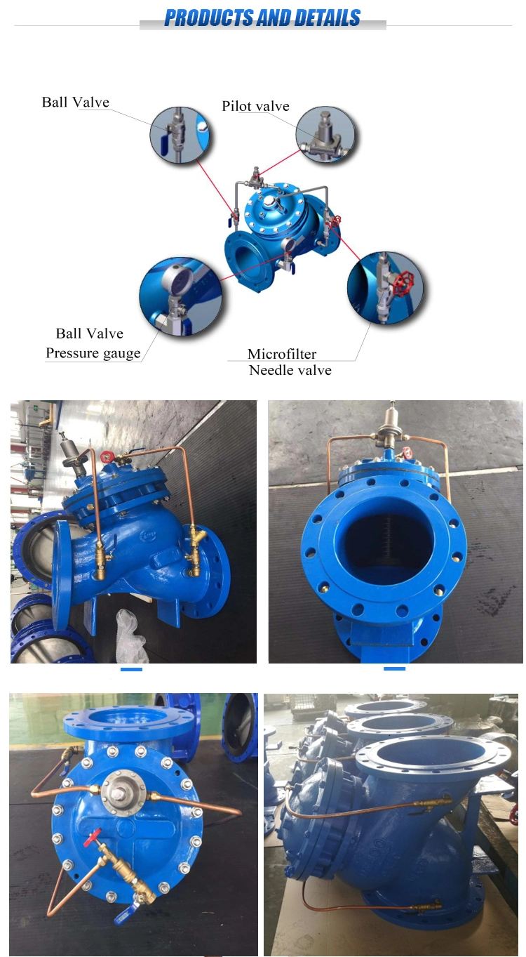 High Quality Water Steam Regulating Control Pressure Reducing Valve with Solenoid Control for Water