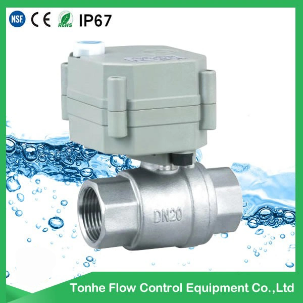 1/2&prime; NSF61 Electric Actuator Ball Valve with Feedback Signal (T15-S2-C)