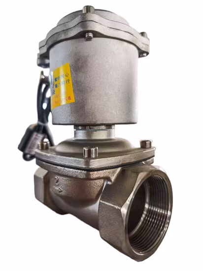 2W-400-40B 2W Normally Closed Stainless Steel Water Gas Solenoid Valve