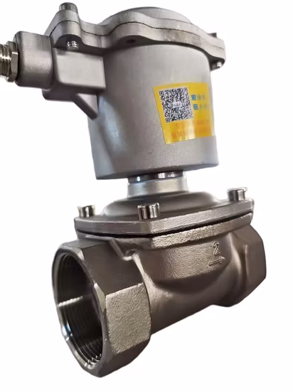 2W-400-40B 2W Normally Closed Stainless Steel Water Gas Solenoid Valve