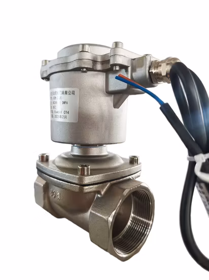 2W-400-40B 2W Normally Closed Stainless Steel Water Gas Solenoid Valve
